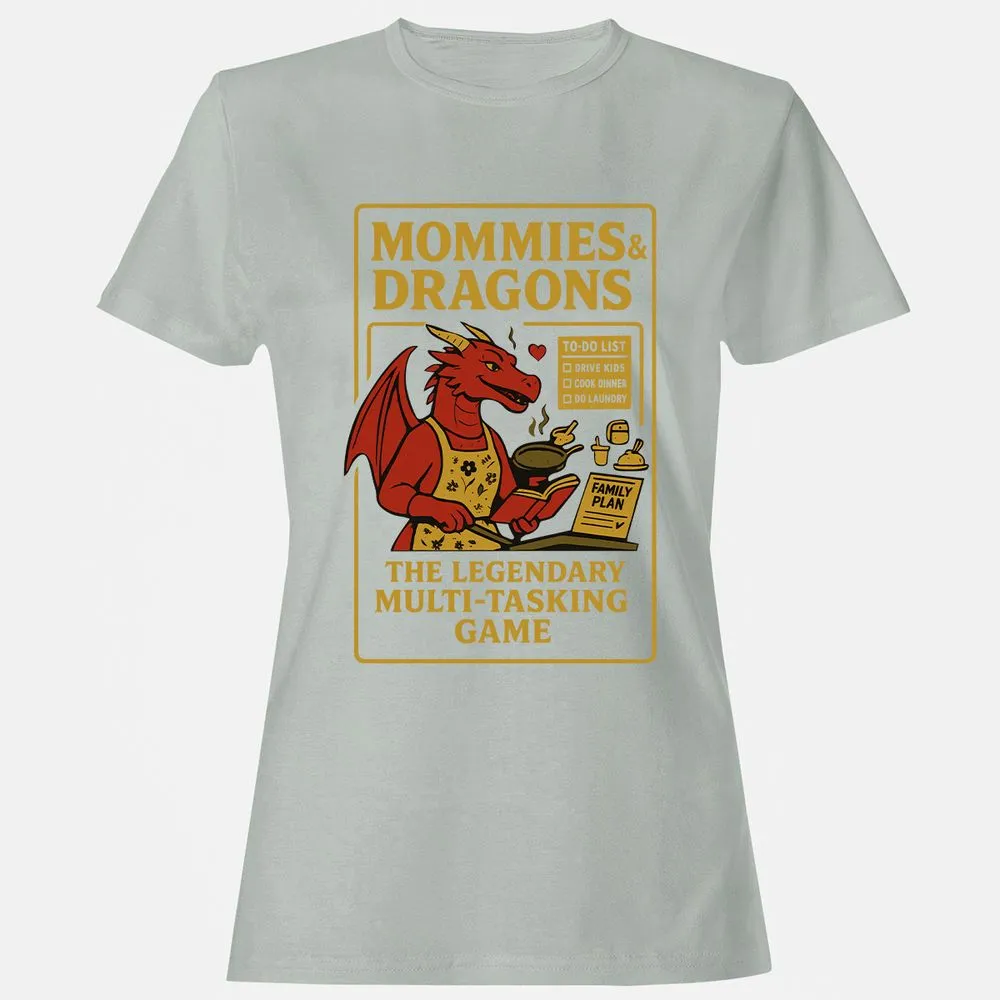 Mommies & Dragons Women's T-Shirt - Ash - 2