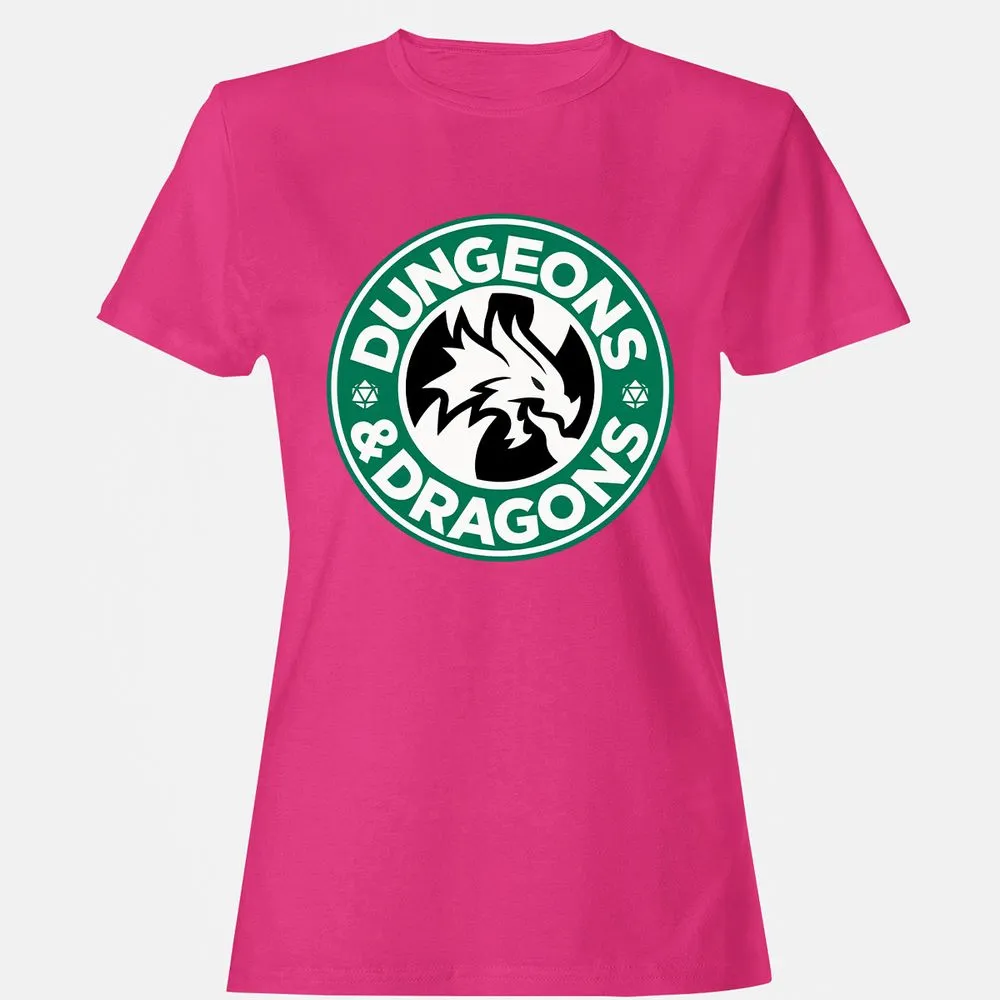 D&D Coffee Women's T-Shirt - Heliconia - 6