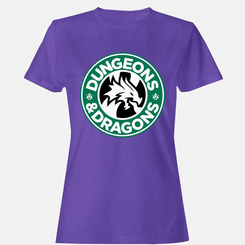 D&D Coffee Women's T-Shirt - Purple - 12