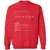 Bestie Stats Classic Unisex Sweatshirt - Red - 5