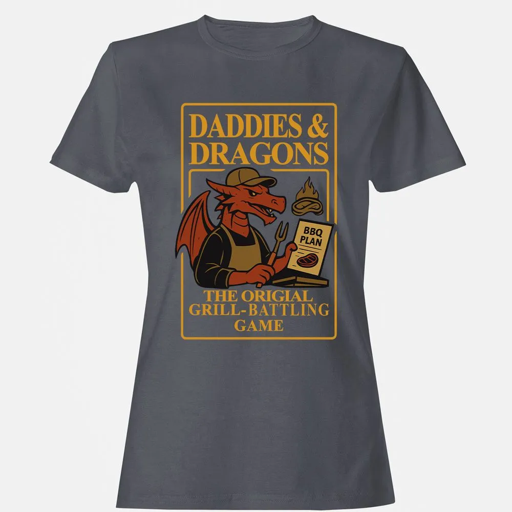 Daddies & Dragons Women's T-Shirt - Dark Heather - 5