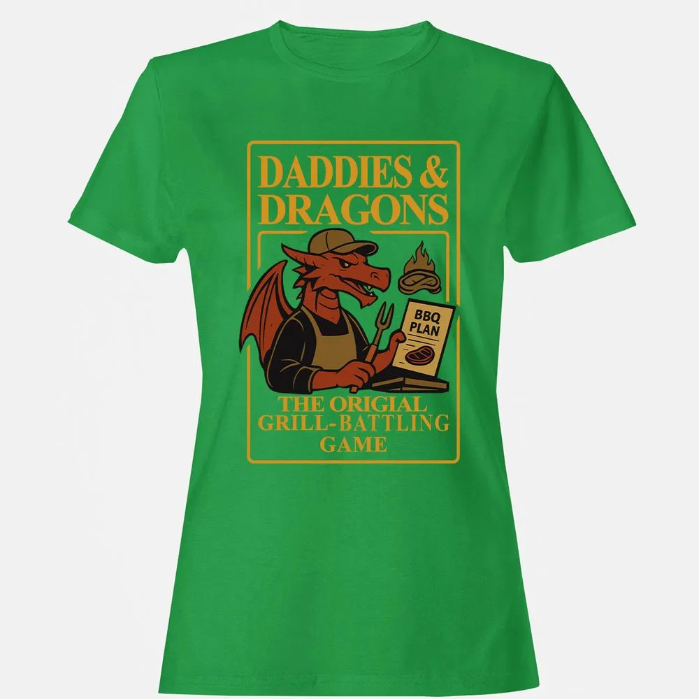 Daddies & Dragons Women's T-Shirt - Irish Green - 7