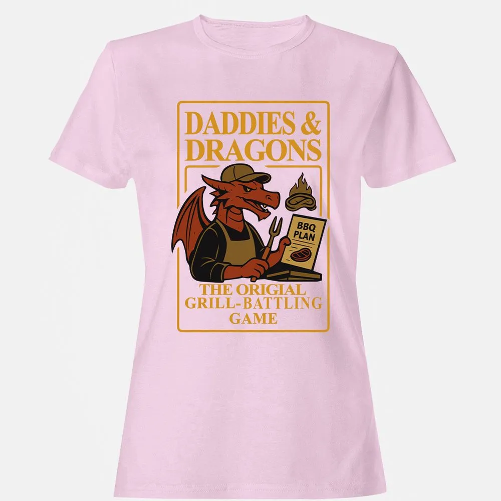 Daddies & Dragons Women's T-Shirt - Light Pink - 9