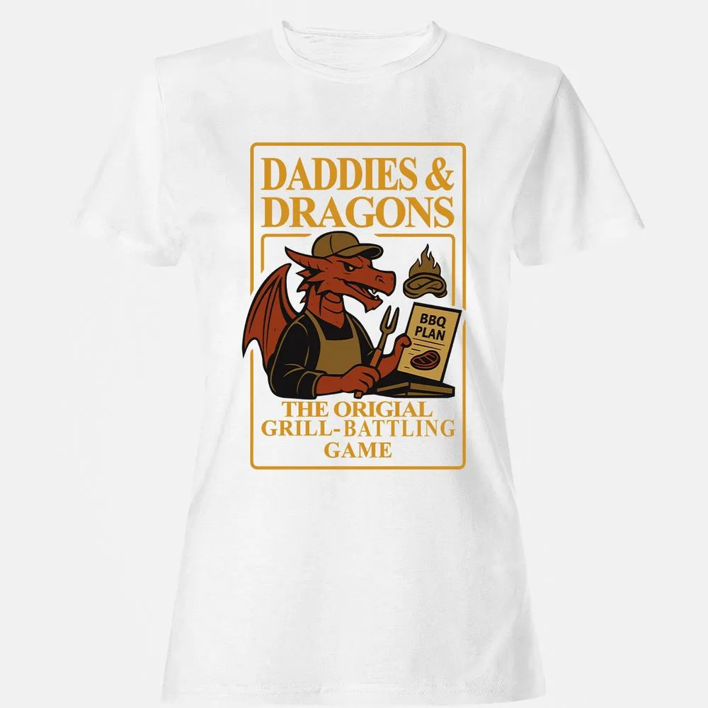 Daddies & Dragons Women's T-Shirt - White - 16