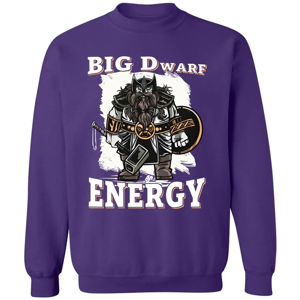Big Dwarf Energy Classic Unisex Sweatshirt - Purple - 6