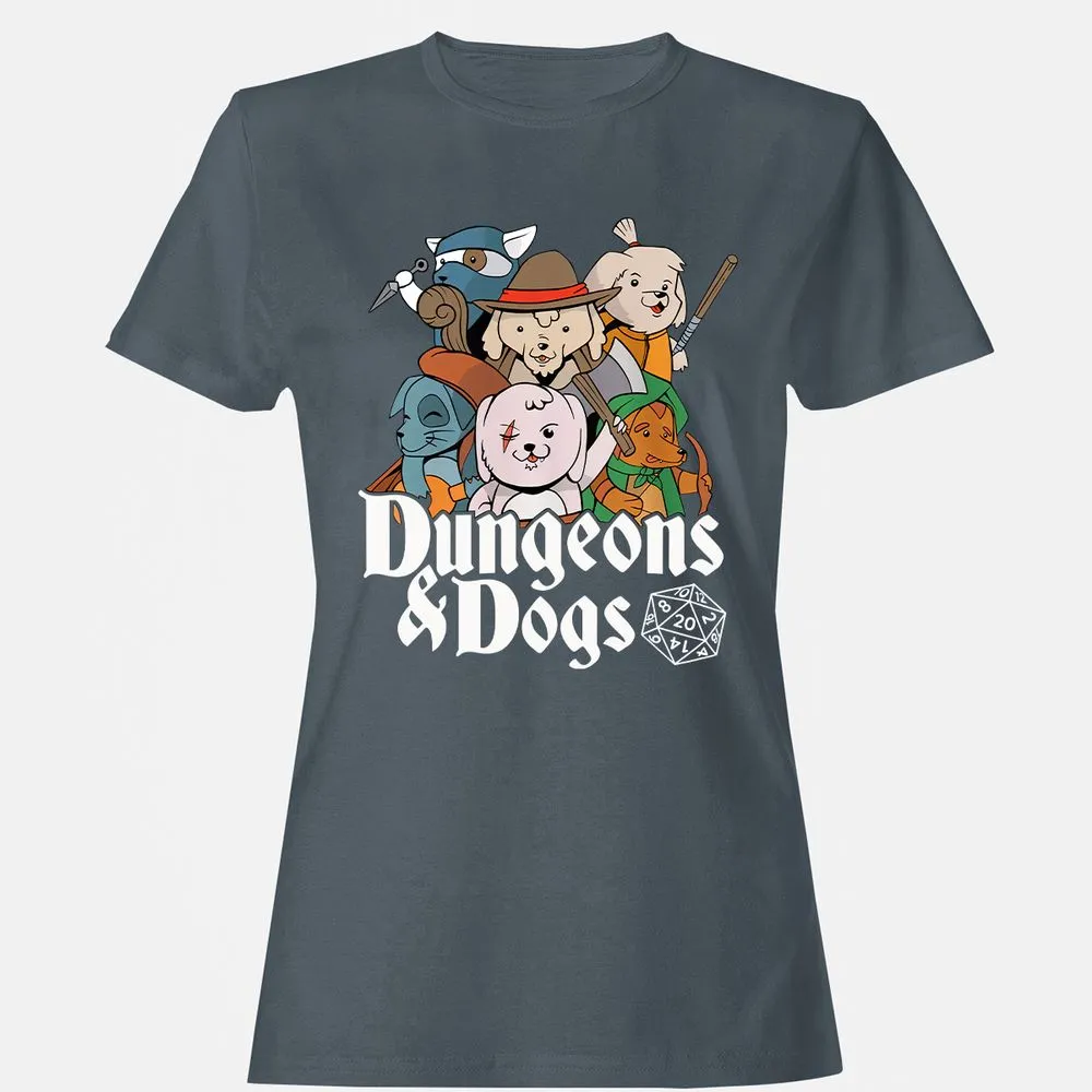 Dungeons & Dogs Women's T-Shirt - Charcoal - 3