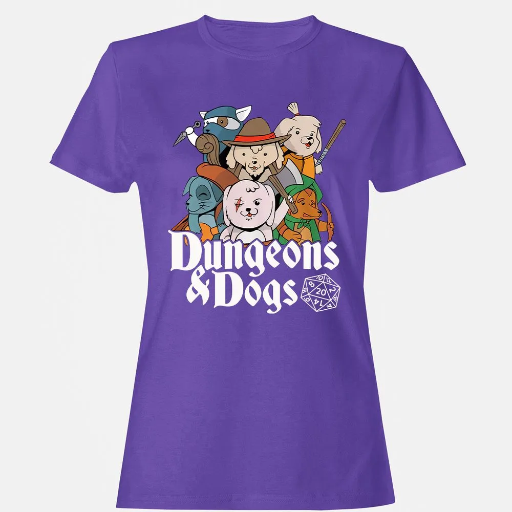 Dungeons & Dogs Women's T-Shirt - Purple - 12