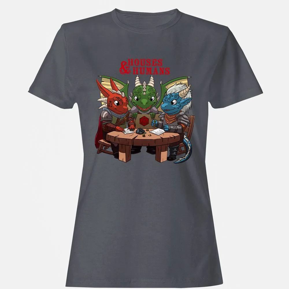 Houses & Humans Women's T-Shirt - Dark Heather - 5