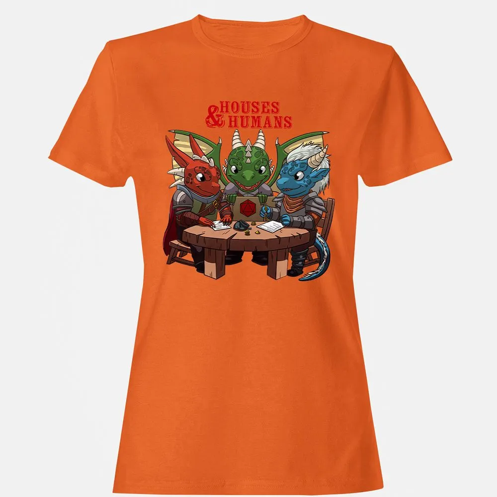 Houses & Humans Women's T-Shirt - Orange - 11