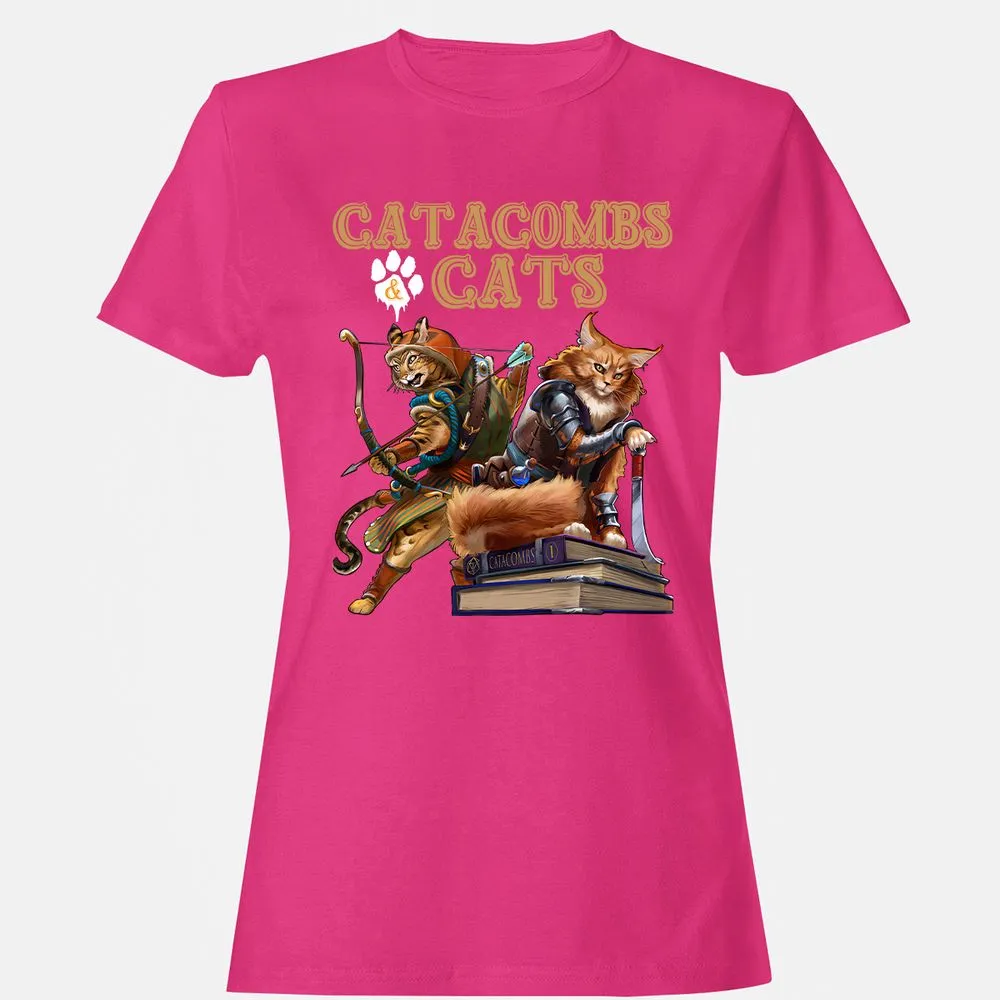Catacombs & Cats Women's T-Shirt - Heliconia - 6
