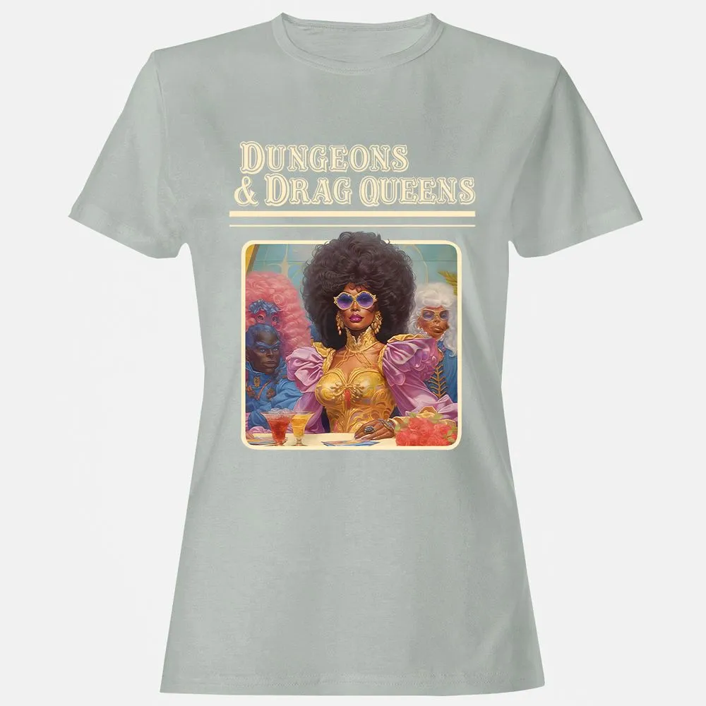Dungeons & Drag Queens Women's T-Shirt - Ash - 2