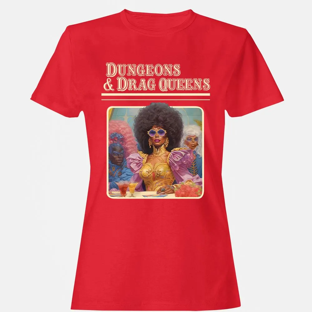 Dungeons & Drag Queens Women's T-Shirt - Red - 13