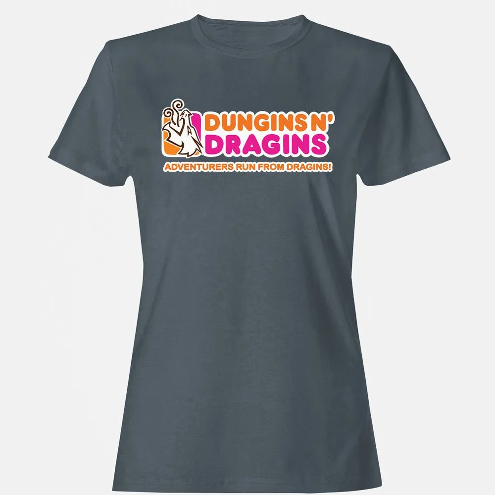 Dungins & Dragins Women's T-Shirt - Charcoal - 3