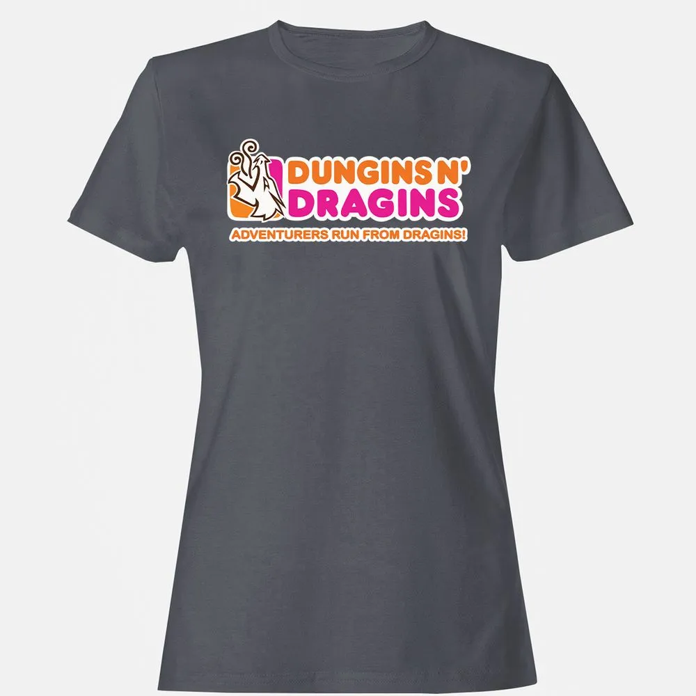 Dungins & Dragins Women's T-Shirt - Dark Heather - 5