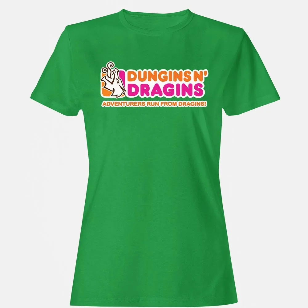 Dungins & Dragins Women's T-Shirt - Irish Green - 7
