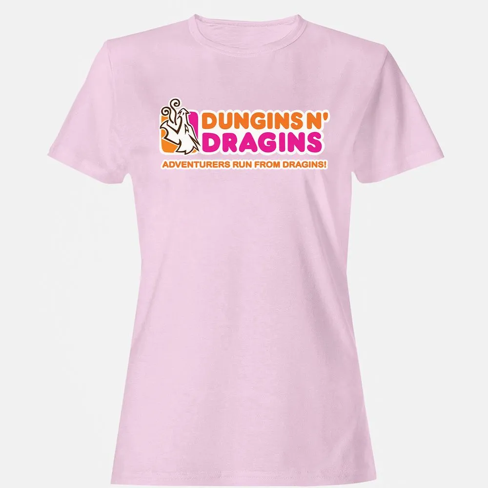 Dungins & Dragins Women's T-Shirt - Light Pink - 9