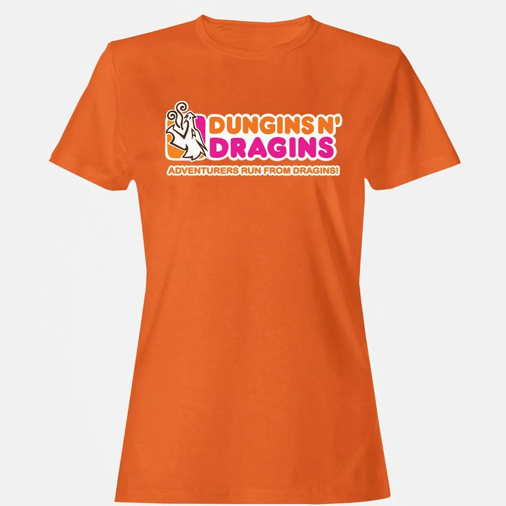 Dungins & Dragins Women's T-Shirt - Orange - 11