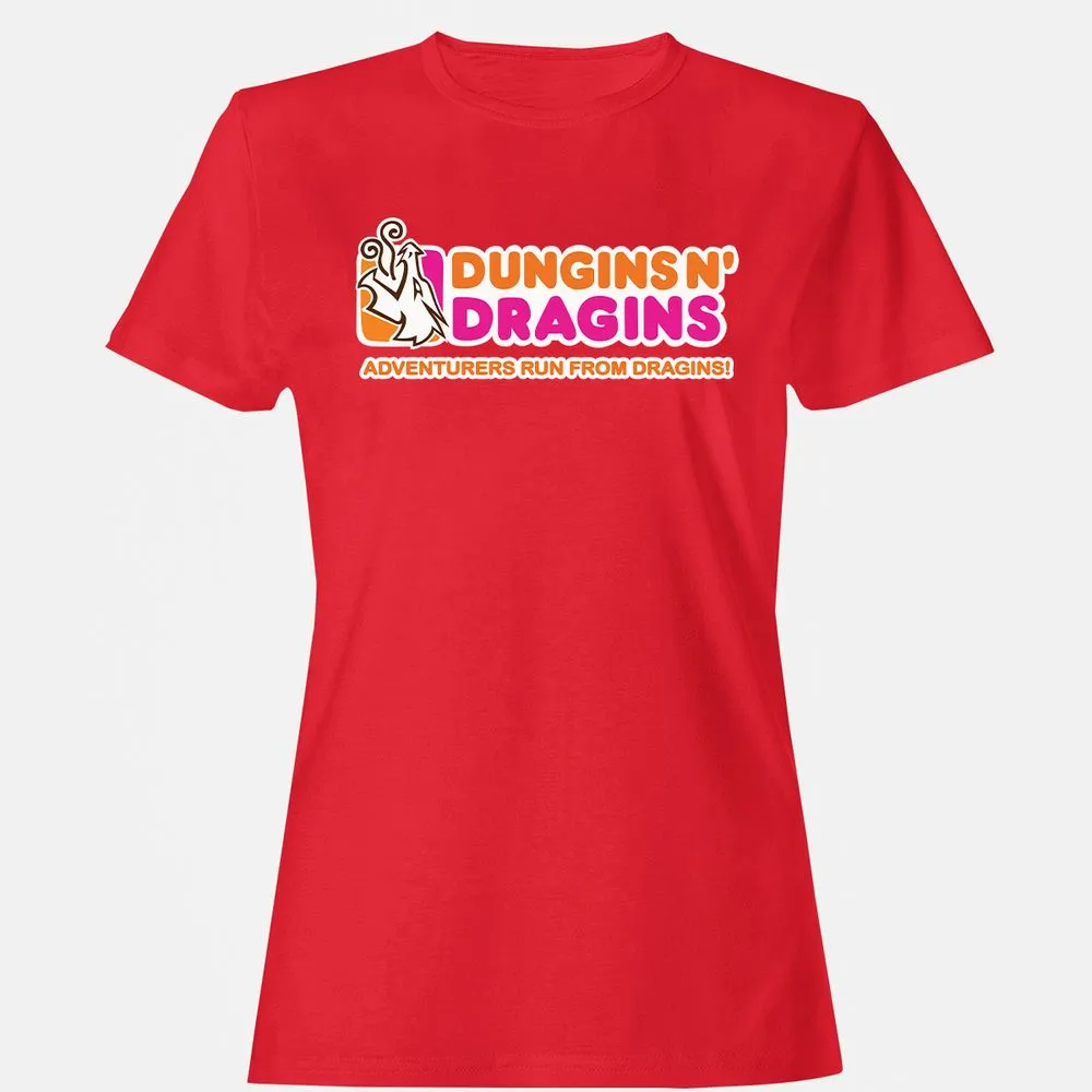 Dungins & Dragins Women's T-Shirt - Red - 13