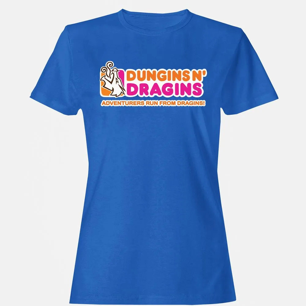 Dungins & Dragins Women's T-Shirt - Royal - 14