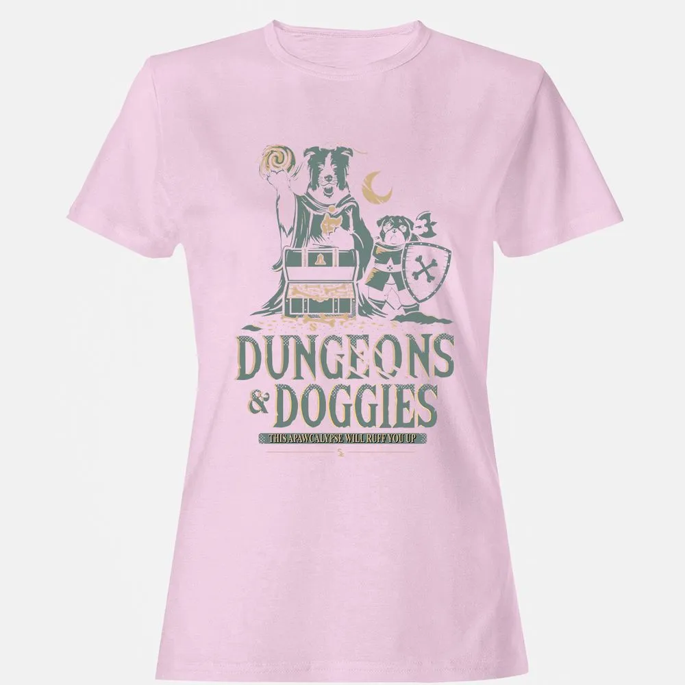 Dungeons & Doggies Women's T-Shirt - Light Pink - 9