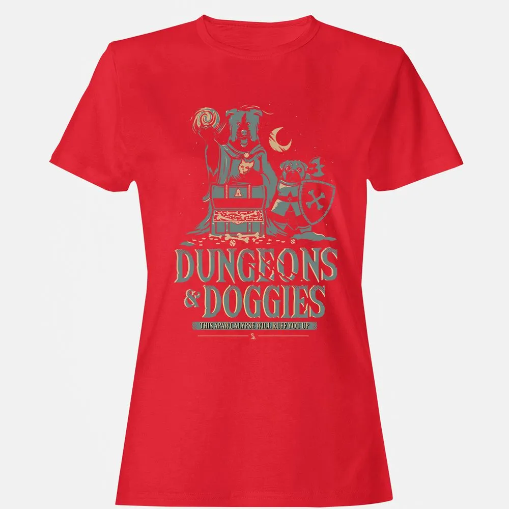 Dungeons & Doggies Women's T-Shirt - Red - 13