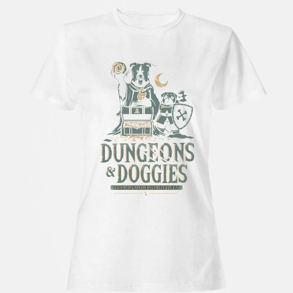 Dungeons & Doggies Women's T-Shirt - White - 16