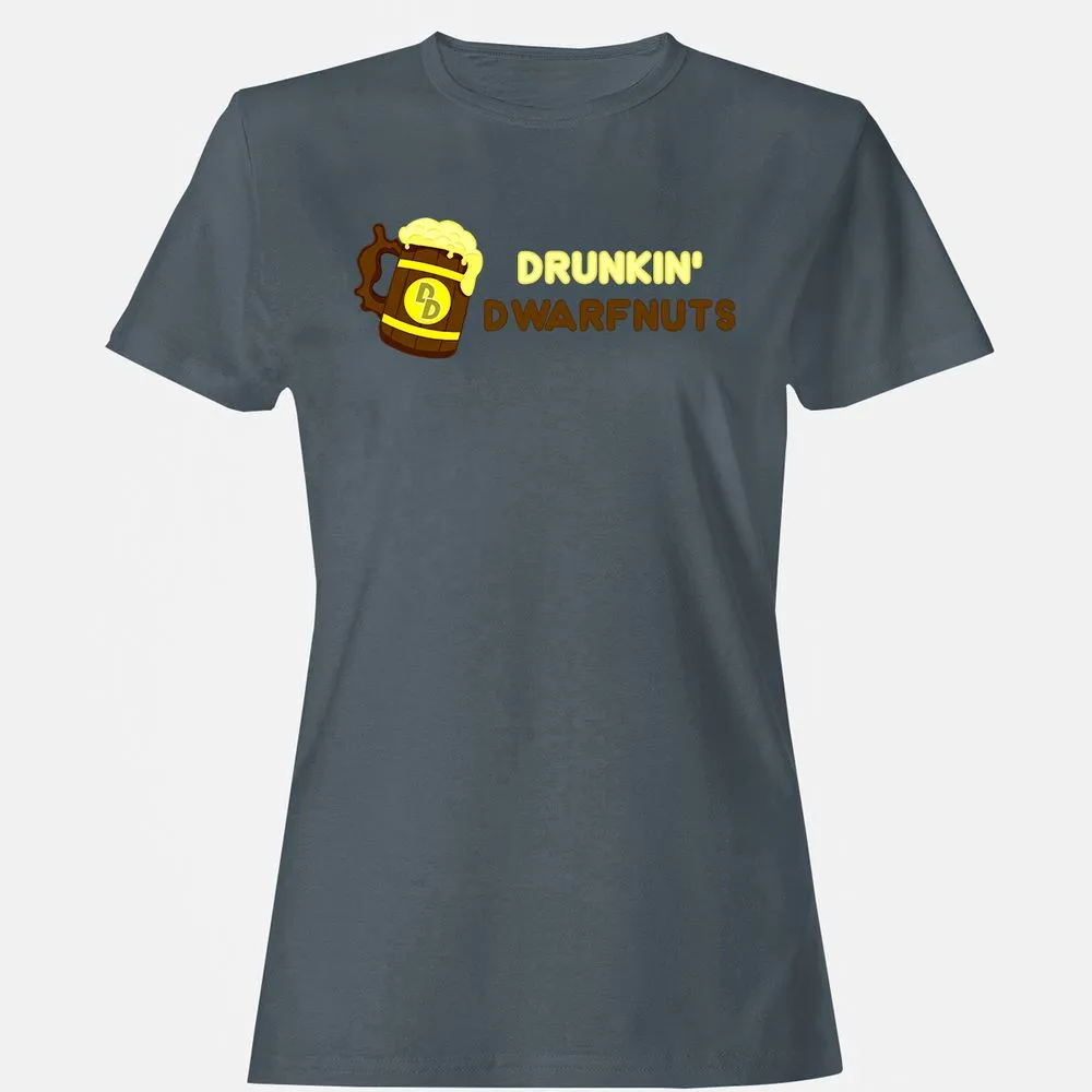 Drunkin' Dwartnuts Women's T-Shirt - Charcoal - 3