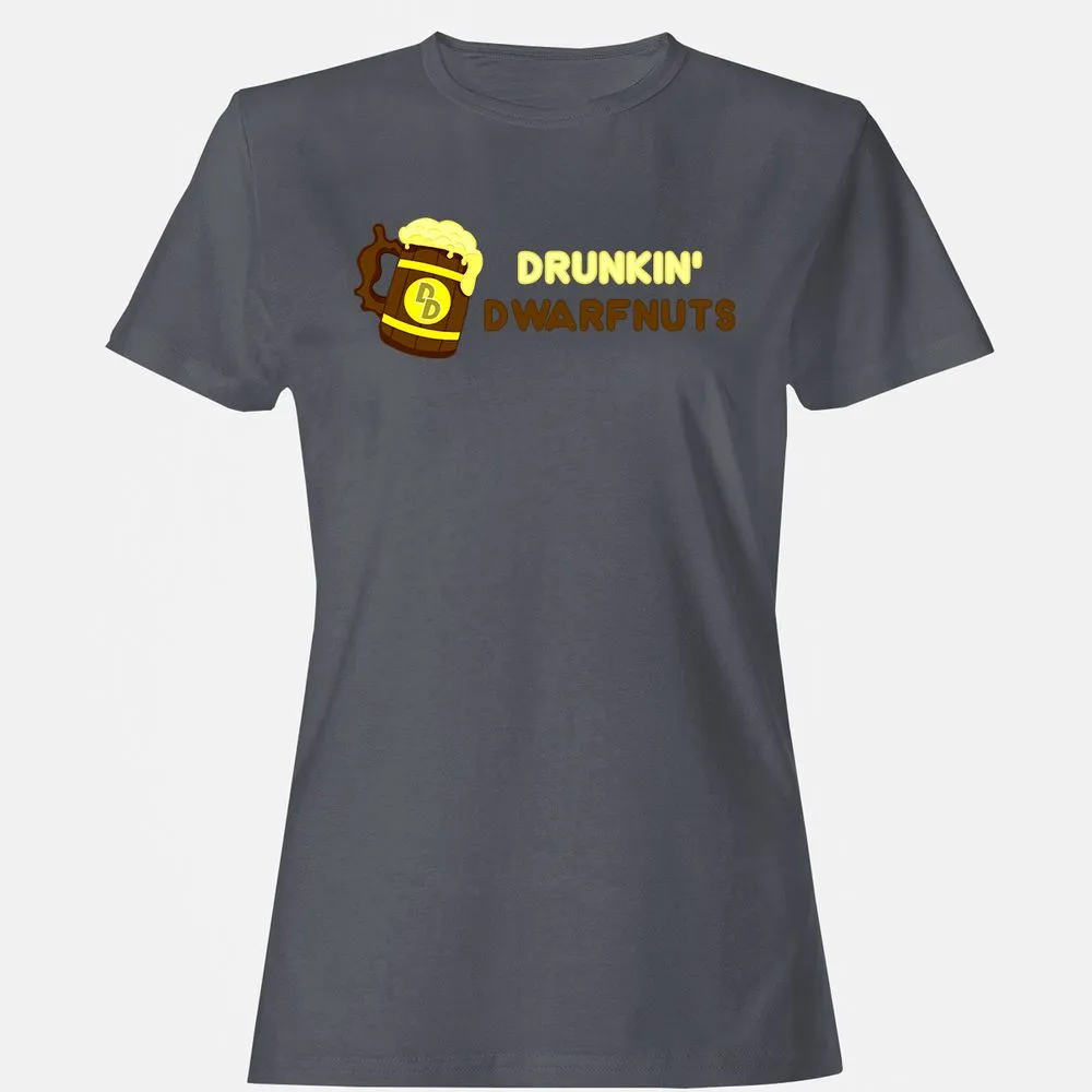 Drunkin' Dwartnuts Women's T-Shirt - Dark Heather - 5