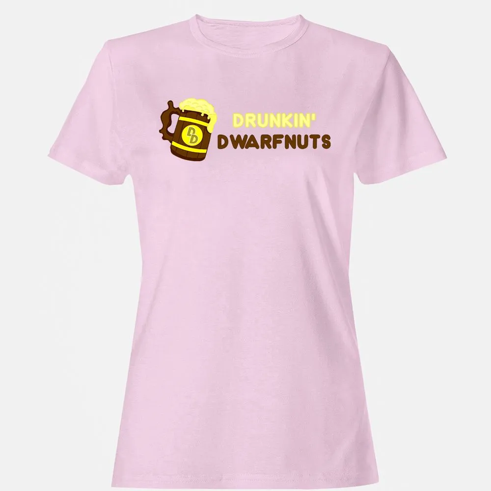 Drunkin' Dwartnuts Women's T-Shirt - Light Pink - 9