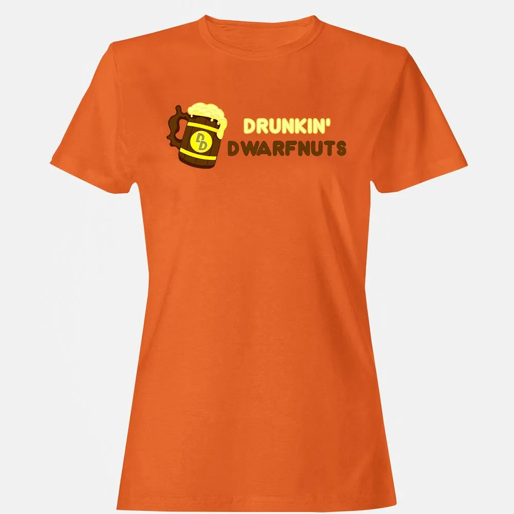 Drunkin' Dwartnuts Women's T-Shirt - Orange - 11