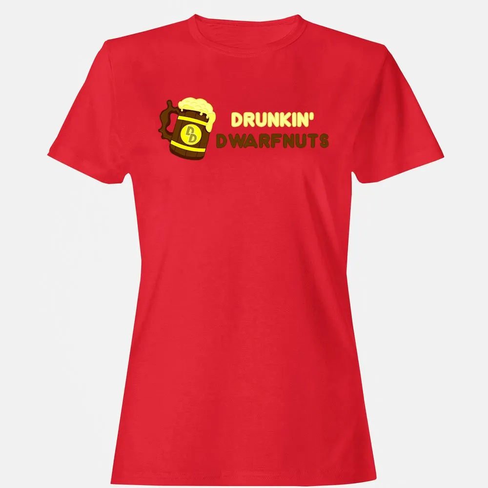 Drunkin' Dwartnuts Women's T-Shirt - Red - 13