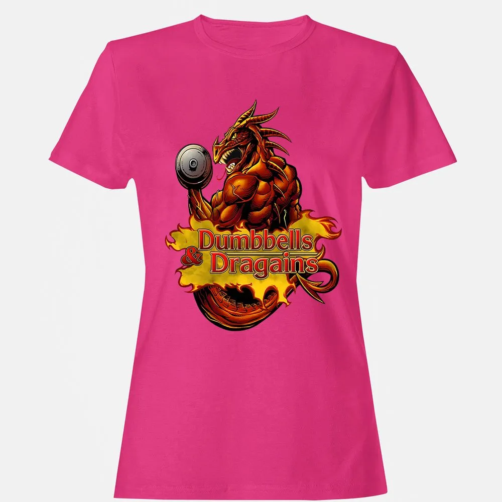 Dumbbells & Dragains Women's T-Shirt - Heliconia - 6