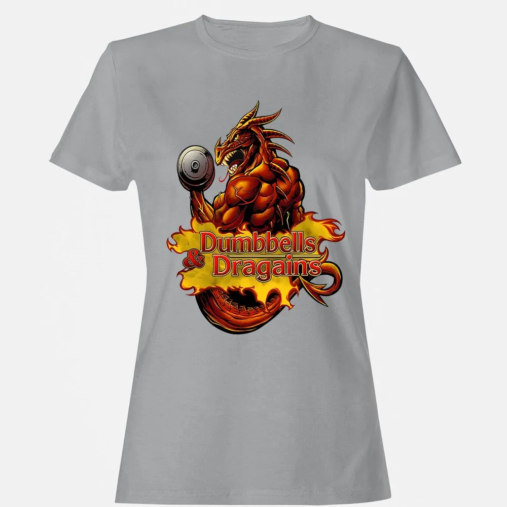 Dumbbells & Dragains Women's T-Shirt - Sport Grey - 15