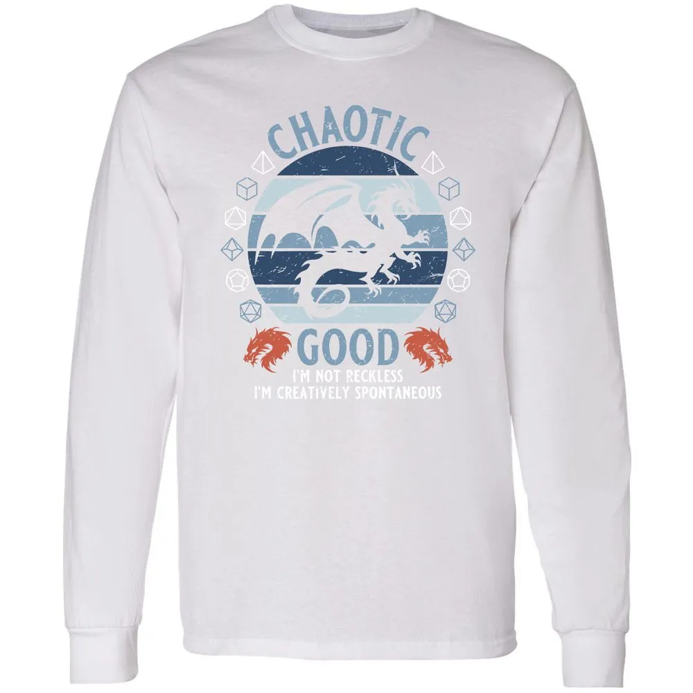 Chaotic Good 2 Long Sleeve T-Shirt - White - 5