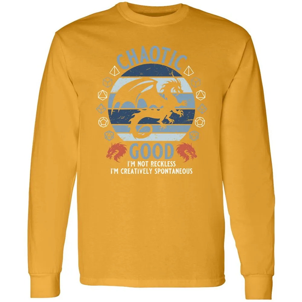 Chaotic Good 2 Long Sleeve T-Shirt - Gold - 9