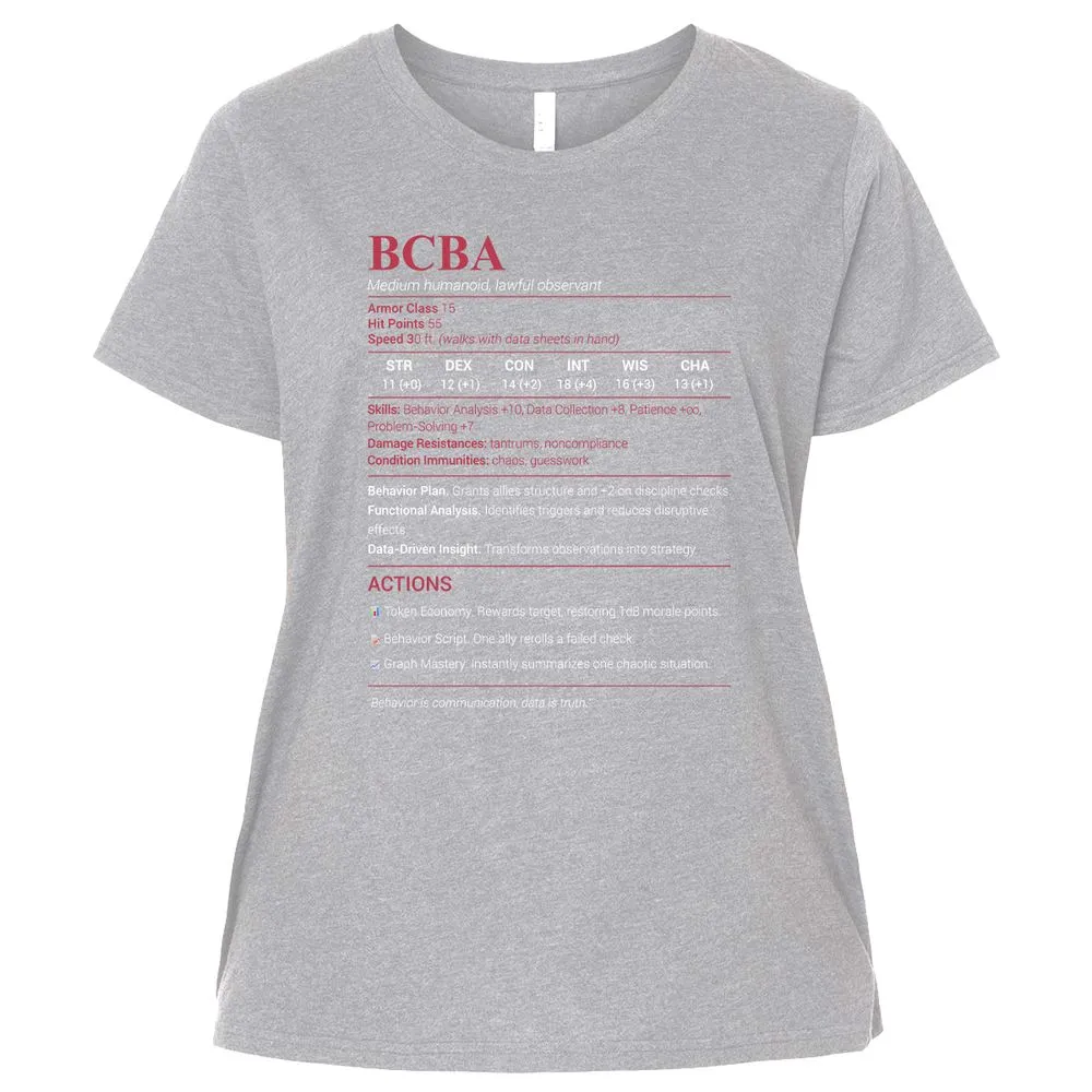 BCBA Ladies Curvy Jersey - Heather - 3