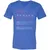 Welder Stats Unisex V-Neck T-Shirt - Heather True Royal - 14