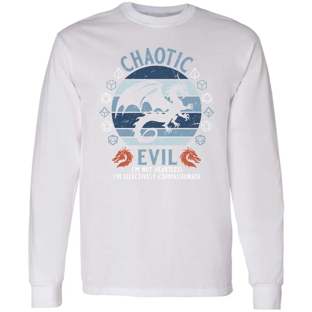 Chaotic Evil 2 Long Sleeve T-Shirt - White - 5