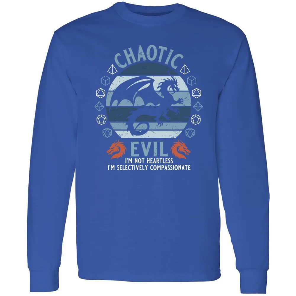 Chaotic Evil 2 Long Sleeve T-Shirt - Royal - 8