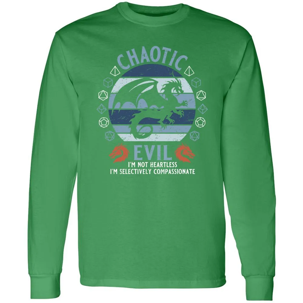 Chaotic Evil 2 Long Sleeve T-Shirt - Irish Green - 10