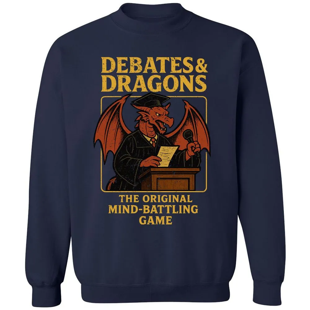 Debates & Dragons Classic Unisex Sweatshirt - Navy - 2