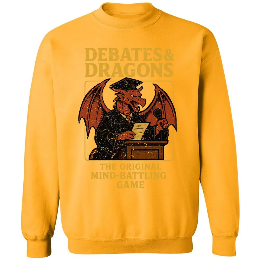 Debates & Dragons Classic Unisex Sweatshirt - Gold - 11