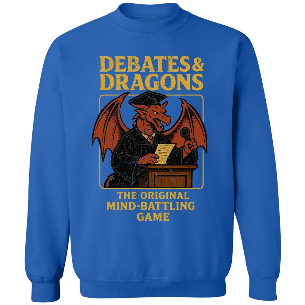 Debates & Dragons Classic Unisex Sweatshirt - Royal - 9