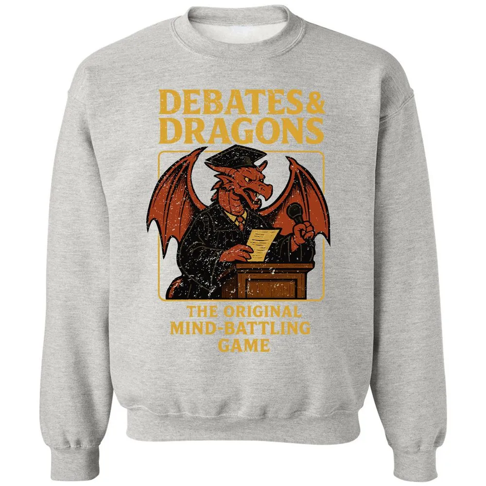 Debates & Dragons Classic Unisex Sweatshirt - Ash - 8