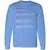 Bassist Stats Long Sleeve T-Shirt - Carolina Blue - 12