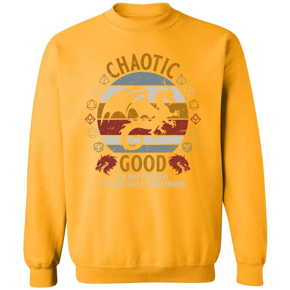 Chaotic Good Classic Unisex Sweatshirt - Gold - 11
