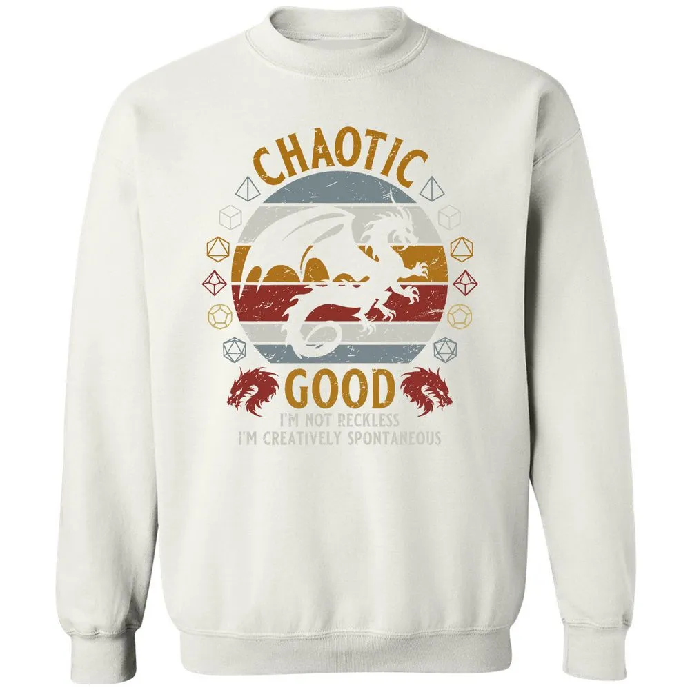 Chaotic Good Classic Unisex Sweatshirt - White - 12