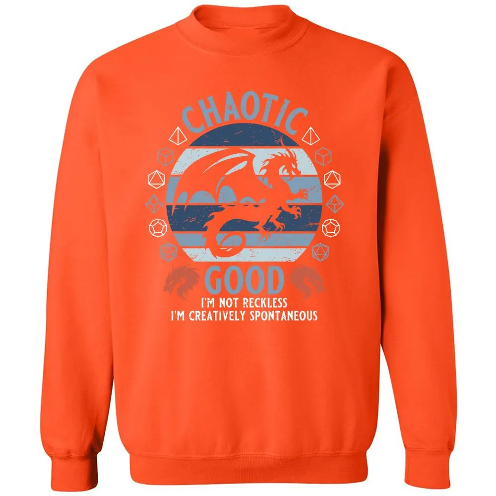 Chaotic Good 2 Classic Unisex Sweatshirt - Orange - 10