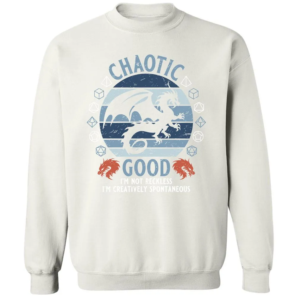 Chaotic Good 2 Classic Unisex Sweatshirt - White - 12