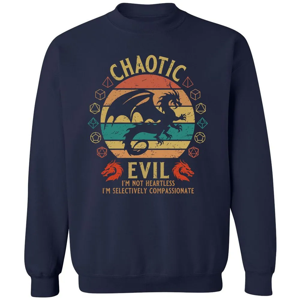 Chaotic Evil Classic Unisex Sweatshirt - Navy - 2